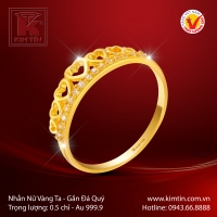 Nhẫn Nữ Vàng 24K