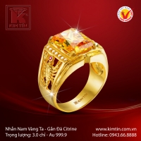 Nhẫn Nam Vàng 24K