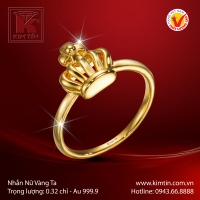 Nhẫn Nữ Vàng 24K