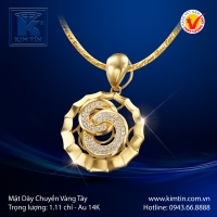 Mặt Dây Chuyền Vàng Tây 14K