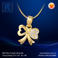 Mặt Dây Chuyền Vàng Tây 14K