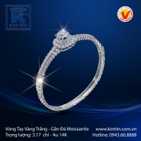 Vòng Tay Vàng Trắng 14K