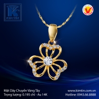 Mặt Dây Chuyền Vàng Tây 14K