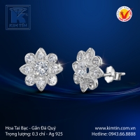 Hoa Tai Bạc 925