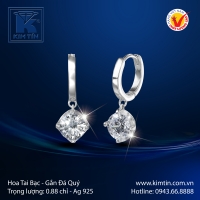 Hoa Tai Bạc 925