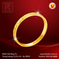 Nhẫn Nữ Vàng 24K