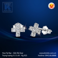 Hoa Tai Bạc 925