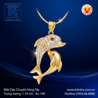 Mặt Dây Chuyền Vàng Tây 14K