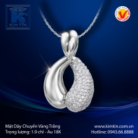 Mặt Dây Chuyền Vàng Trắng 18K