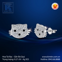 Hoa Tai Bạc 925