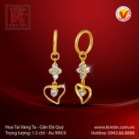 Hoa Tai Vàng 24K