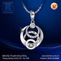 Mặt Dây Chuyền Vàng Trắng 18K