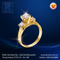 Nhẫn Nữ Vàng Màu 18K