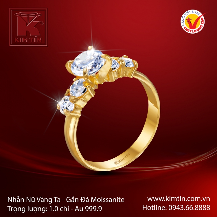Nhẫn Nữ Vàng 24K