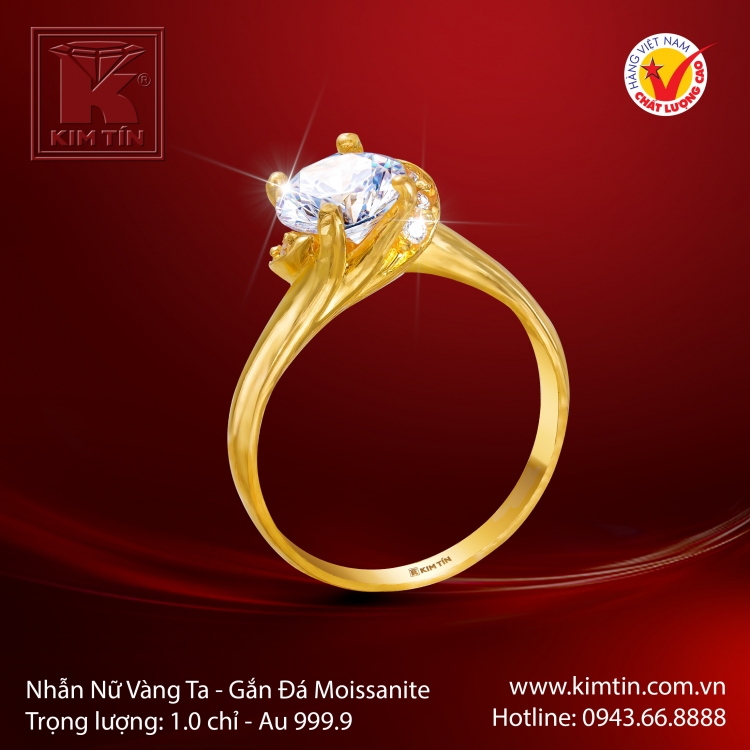 Nhẫn Nữ Vàng 24K