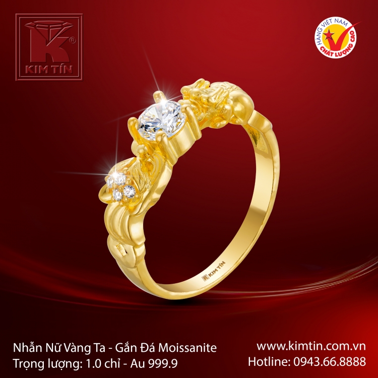 Nhẫn Nữ Vàng 24K