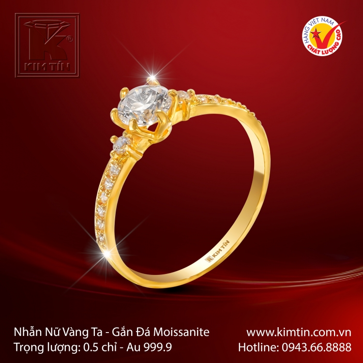 Nhẫn Nữ Vàng 24K