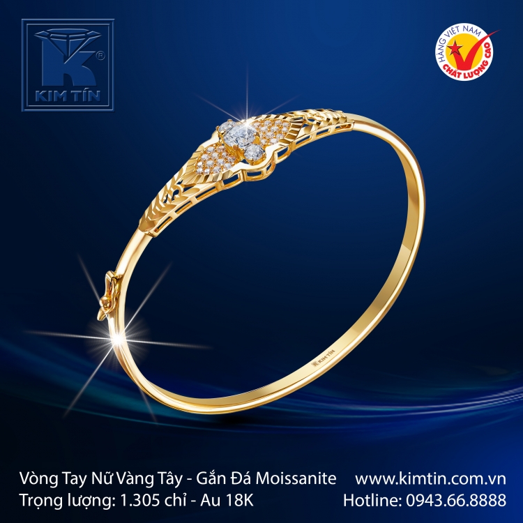 Vòng Tay Vàng Tây 18K