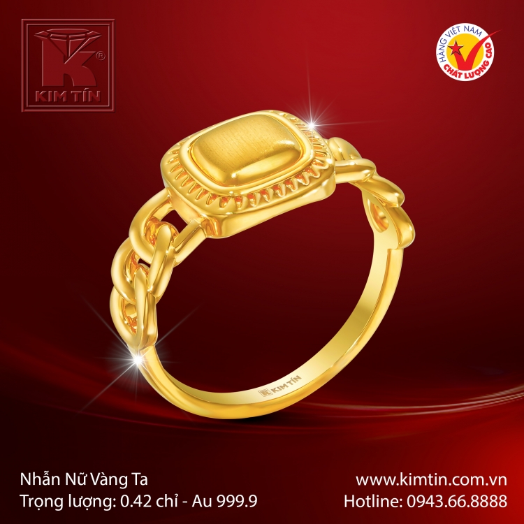 Nhẫn Nữ Vàng 24K