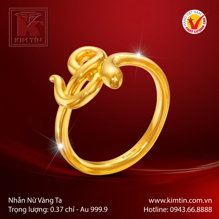 Nhẫn Nữ Vàng 24K