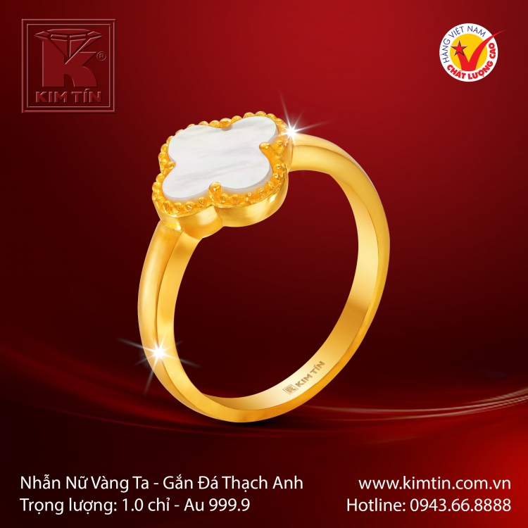 Nhẫn Nữ Vàng 24K