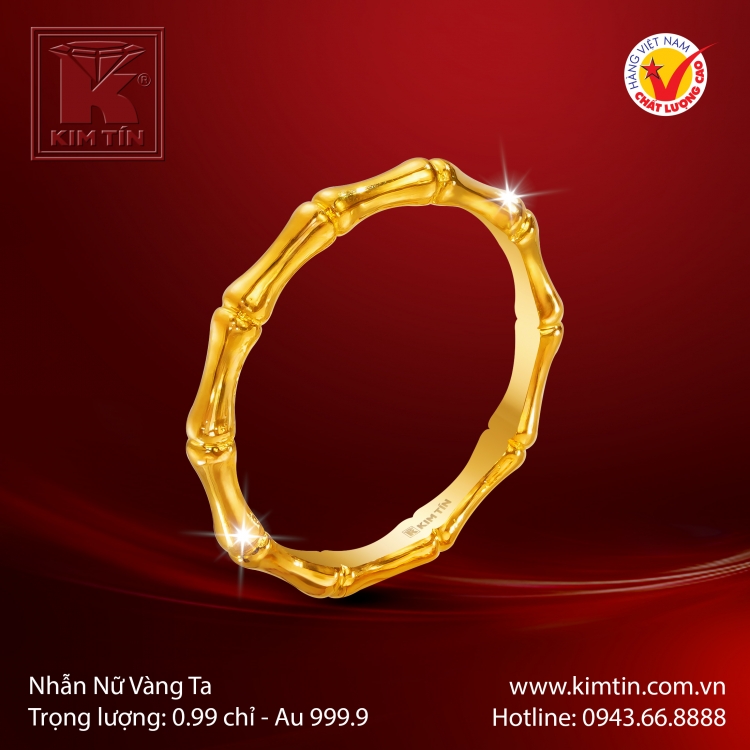 Nhẫn Nữ Vàng 24K