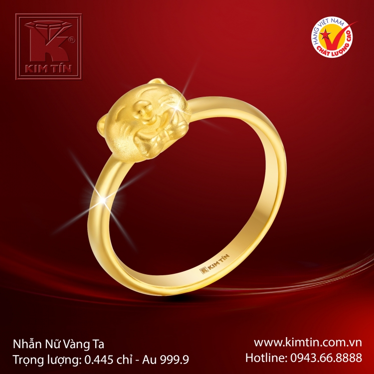 Nhẫn Nữ Vàng 24K