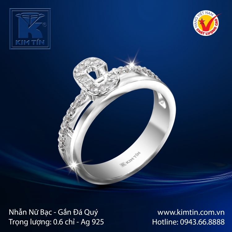 Nhẫn Nữ - Bạc 925