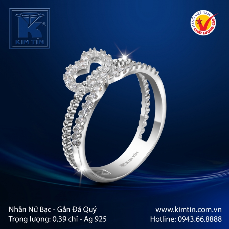 Nhẫn Nữ - Bạc 925