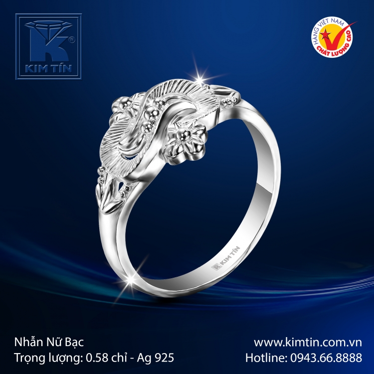 Nhẫn Nữ - Bạc 925