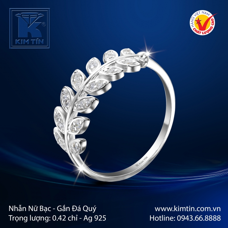 Nhẫn Nữ - Bạc 925
