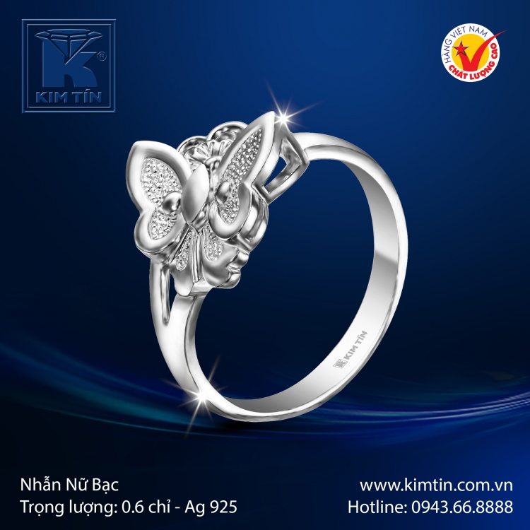 Nhẫn Nữ - Bạc 925