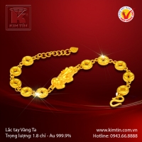 Lắc tay vàng 24K