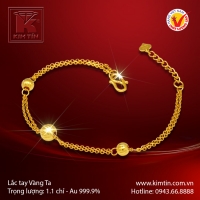 Lắc tay vàng 24K