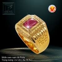 Nhẫn nam vàng 18K