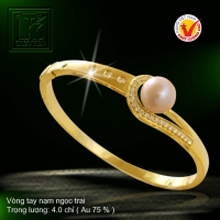 Vòng tay nạm ngọc trai