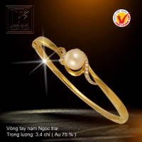 Vòng tay nạm ngọc trai