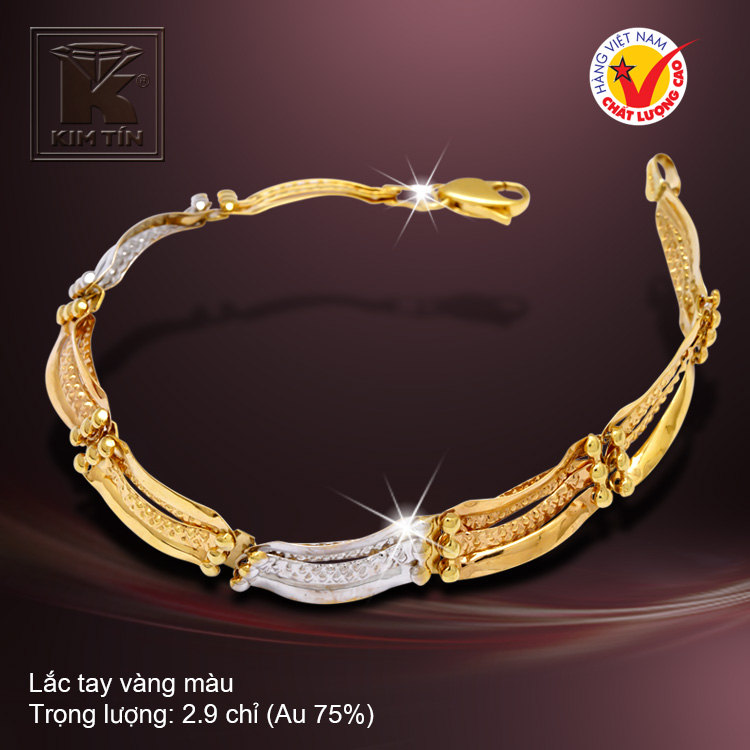 Lắc tay vàng 18k