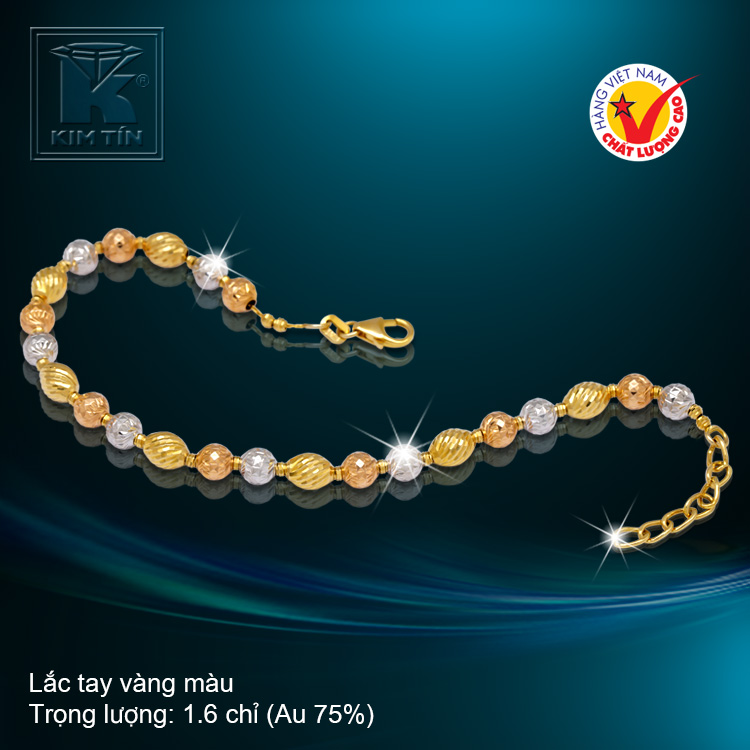 Lắc tay vàng 18k