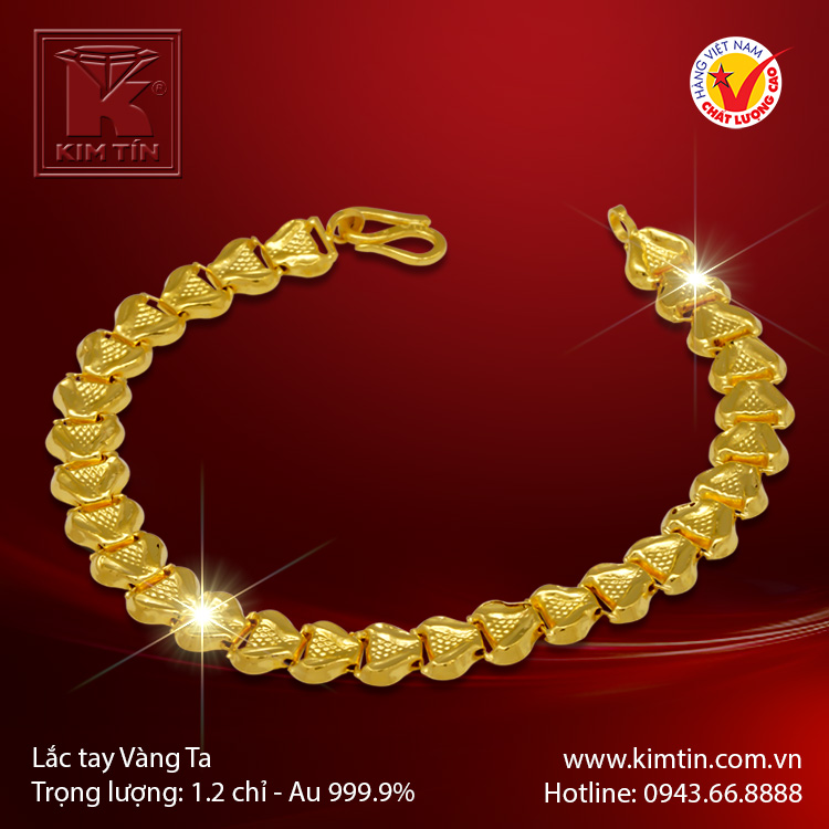 Lắc tay vàng 24K