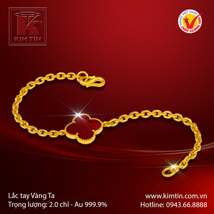 Lắc tay vàng 24K