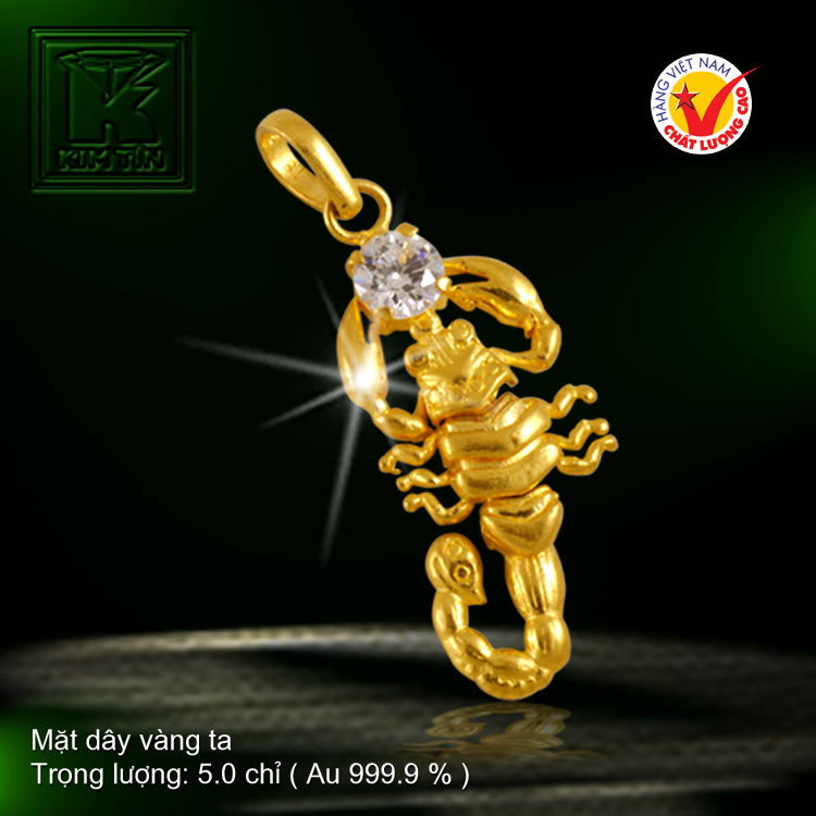 Mặt dây vàng 24K