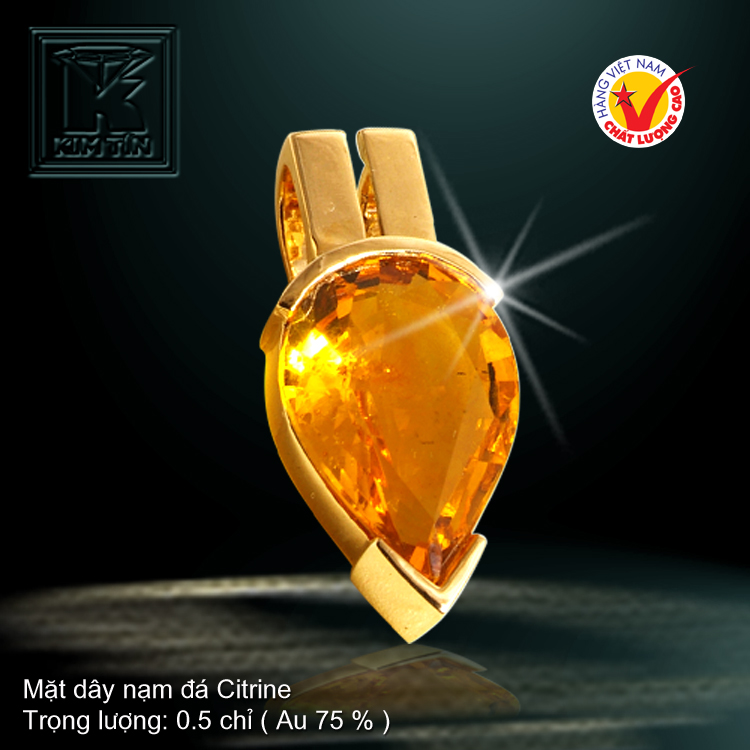 Mặt dây vàng 18K