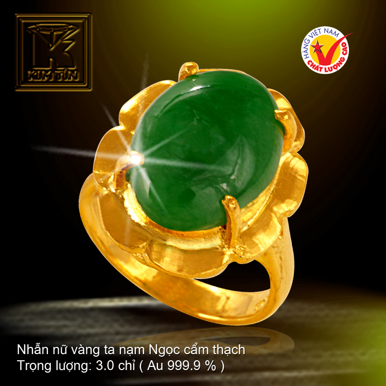 Nhẫn nữ vàng 24 K